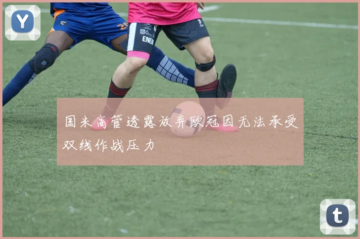 国米高管透露放弃欧冠因无法承受双线作战压力
