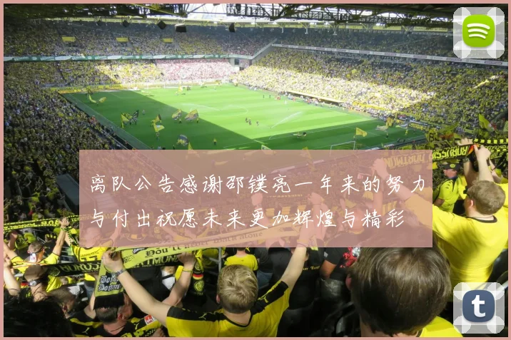 离队公告感谢邵镤亮一年来的努力与付出祝愿未来更加辉煌与精彩